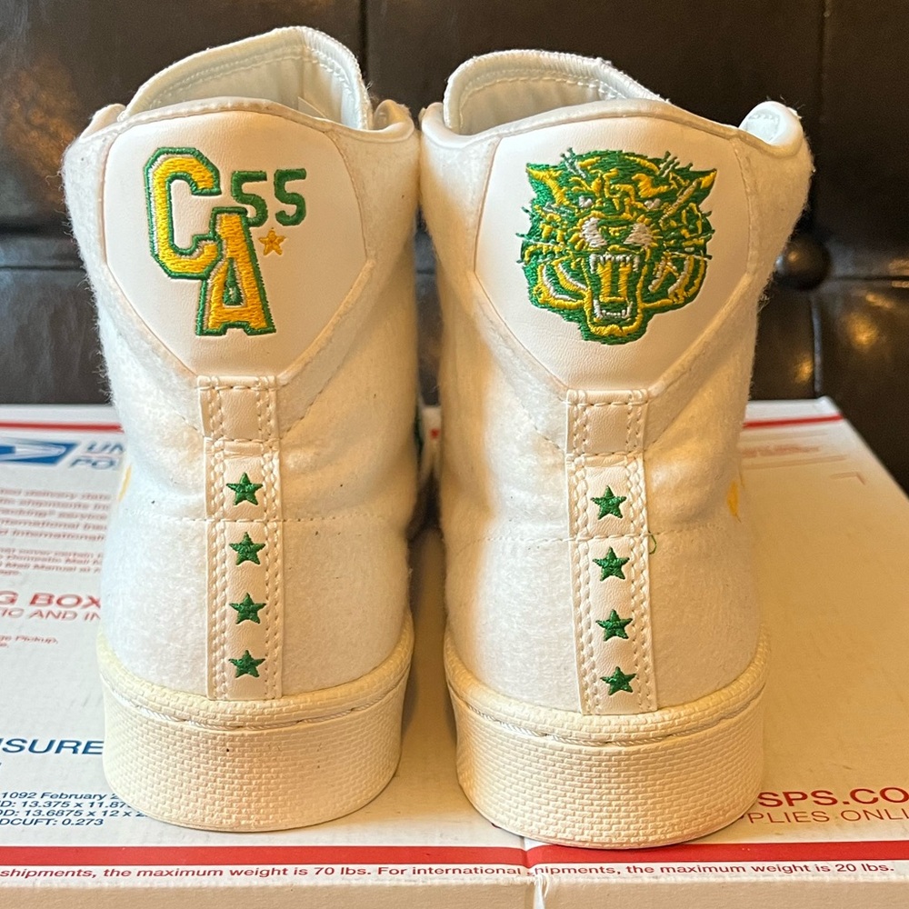 Converse Pro Leather High “Breaking Down Barriers – Crispus‎ Attucks” White Felt - Picture 3 of 7